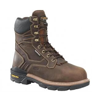 NEW CAROLINA men's contestor 8" insulated work boots in brown